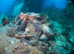 Wreck Dive Kensho Maru, Chuuk Lagoon, Micronesia