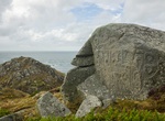 Visit Monks Stone with Buddhist Carving, Sark, Channel Islands