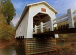 Cross Hoffman Covered Bridge, Oregon