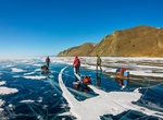 Ice Skate Lake Baikal, Russia