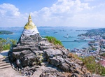 Visit Mondop Roi Phraphutthabat (Lord Buddha’s Footprint), Ko Sichang Island, Thailand