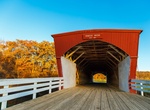 Pass Through Hogback Covered Bridge, Winterset, Iowa