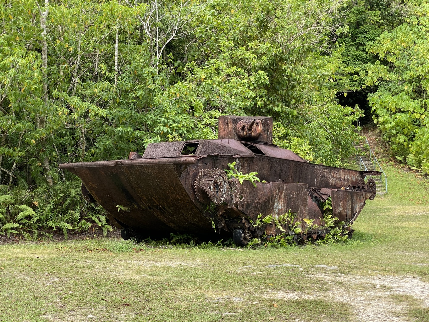 The paradise island haunted by one of the bloodiest battles of World War II