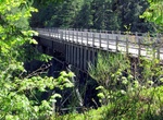Cross 66 Mile Trestle, Vancouver Island, British Columbia, Canada