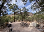 Camp at Bonita Canyon Campground at Chiricahua National Monument, Arizona