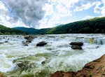 Hike to Sandstone Falls, New River, West Virginia