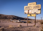 See Angel's Ladies Sign & Wrecked Airplane, Beatty, Nevada