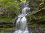 See Cathedral Falls, Gauley Bridge, West Virginia