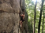 Climb Junkyard Wall, New River Gorge, West Virginia