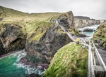 Walk across Carrick-a-Rede Rope Bridge, Northern Ireland