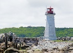 See Maugher Beach Lighthouse, McNabs Island, Halifax, Nova Scotia, Canada