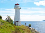 See Georges Island Lighthouse, Nova Scotia, Canada