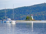 See Kidston Island Lighthouse, Nova Scotia, Canada
