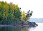 See Kidston Island West End Lighthouse, Nova Scotia, Canada