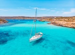 Swim at Blue Lagoon, Comino Island, Malta