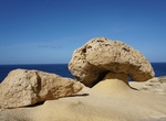 See Mushroom Rock, Gozo, Malta