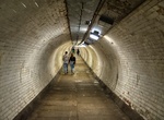 Walk in Greenwich Foot Tunnel, London, England