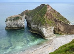 See The Drinking Dinosaur at Flamborough Head, Yorkshire. England