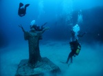 Dive Statue of Christ (Kristu tal-Bahhara), Qawra, Malta