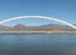 Cross Theodore Roosevelt Lake Bridge, Arizona