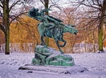 See Valkyrie On Horse Statue, Copenhagen, Denmark