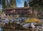 Walk Across Wawona Covered Bridge,  Yosemite National Park