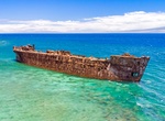 See USS YOGN-42 Shipwreck, Lanai, Hawaii