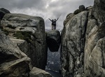 Stand on Kjeragbolten, Norway