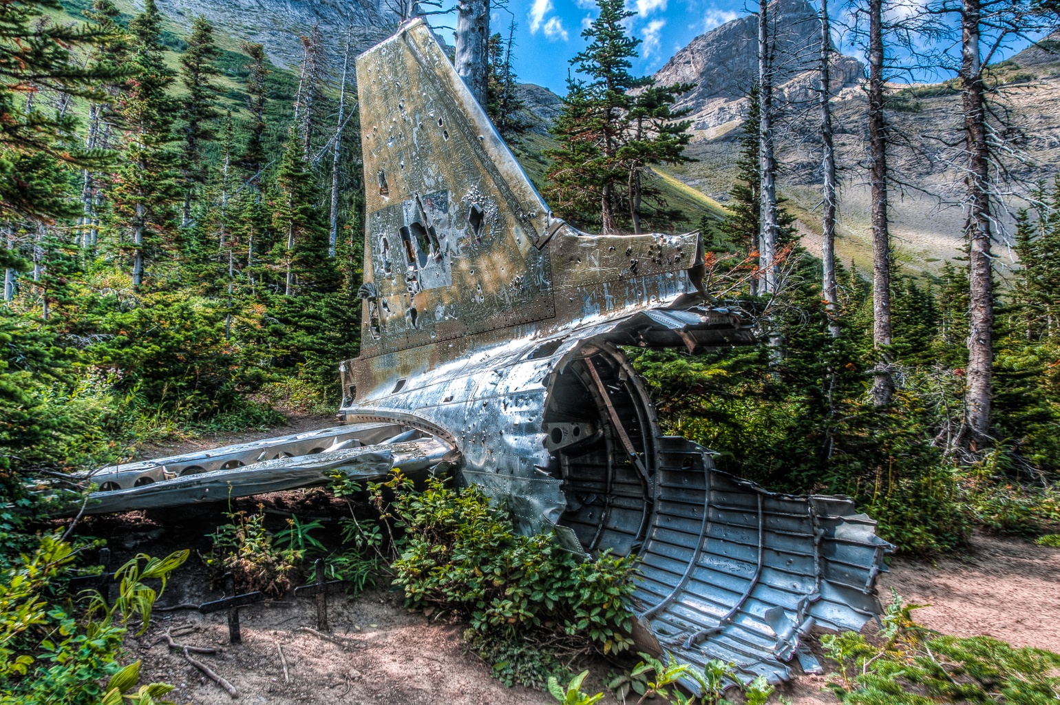 Crowsnest Pass RCAF DC3 Dakota Crash Site