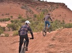 Mountain Bike Red Fleet Downhill Flow Trail, Vernal, Utah
