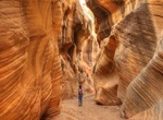 Hike Dry Fork Narrows, Coyote Gulch, Utah