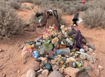 Off-road to Mary Jane Francis Gravesite, Poison Spider Trail, Moab, Utah