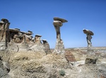 See Conversing Hoodoos, Bisti Badlands, New Mexico