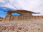 See Flat Top Arch (Sliver Arch), Bisti Badlands, New Mexico