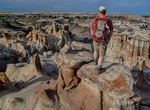 See Beige/Brown Hoodoos, Bisti Badlands, New Mexico
