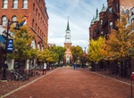 Stroll Church Street Marketplace, Burlington, Vermont