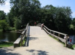Walk across The Old North Bridge, Concord, Massachusetts
