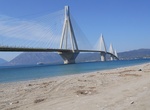 Cross Rio–Antirrio Bridge, Gulf of Corinth, Greece