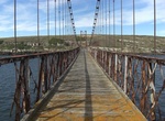 Cross Bodie Creek Suspension Bridge, East Falkland, Falkland Islands