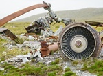 See Argentinian helicopter wrecks on Mount Kent, East Falkland, Falkland Islands