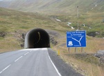 Drive through Vestfjarðagöng (Westfjords Tunnel), Iceland