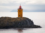 See Klofningur Lighthouse, Klofningsviti, Iceland