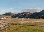 Camp at Landmannalaugar Campsite, Iceland