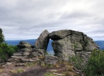 Hike to Stone Window, Sněžná kotlina National Park, Czechia