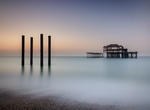 See Brighton West Pier Ruins, Brighton, England