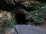 Drive through Nada Tunnel, Red River Gorge, Kentucky