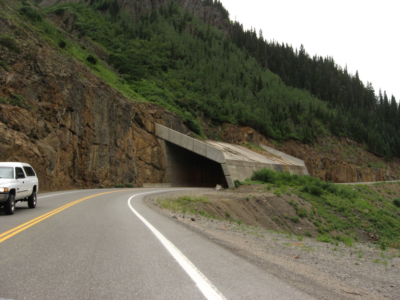 North Riverside Slide Riverside Slide Snow Tunnel