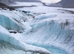 See Polychrome Glaciers, Alaska Range of Denali National Park and Preserve