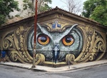 See Street Art in Athens, Greece