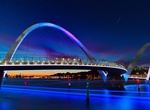 Cross Elizabeth Quay Pedestrian Bridge, Perth, Western Australia